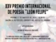 El Premio Internacional de Poesía “León Felipe” de Tábara celebra su 25.º aniversario con 551 poemarios de 17 países