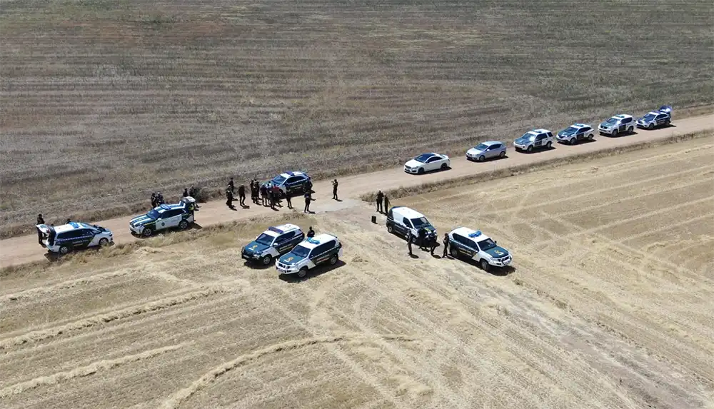 Tres detenidos en Fontanillas de Castro tras una persecución iniciada en A Coruña y coordinada por la Guardia Civil