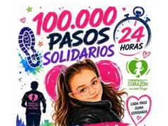 100.000 pasos en 24 horas por Yaiza: Hugo vuelve a convertir el deporte en solidaridad