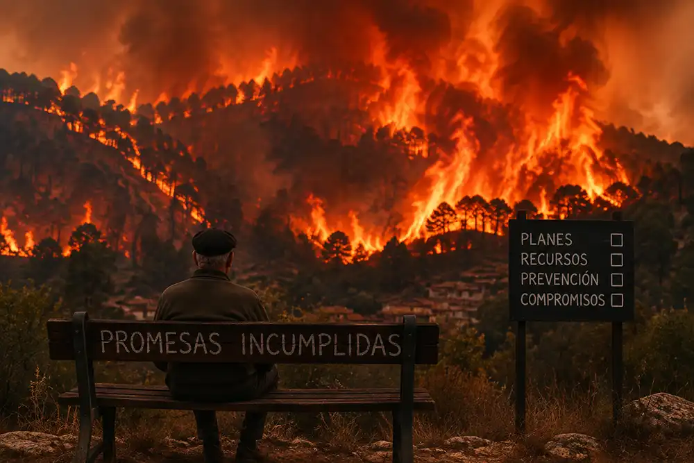 Cuando el monte arde y la política mira hacia otro lado 1 Cuando el monte arde y la política mira hacia otro lado