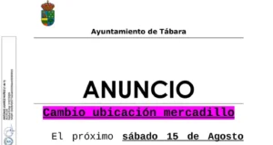 El mercadillo semanal de Tábara se traslada a La Cañada el próximo 15 de agosto por las fiestas patronales