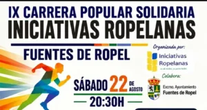 Fuentes de Ropel vuelve a correr por una causa solidaria con la IX Carrera Popular Solidaria de Iniciativas Ropelanas