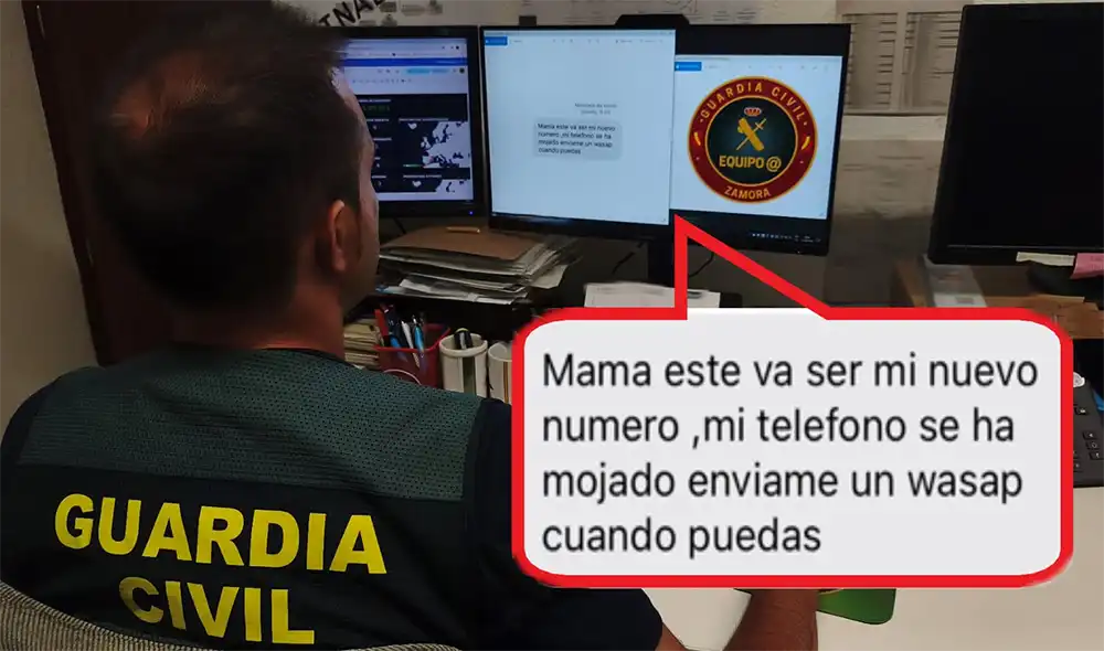 La Guardia Civil alerta en Zamora del aumento de la estafa del “falso hijo”: hasta 10.000 euros por víctima 1 La Guardia Civil alerta en Zamora del aumento de la estafa del “falso hijo”: hasta 10.000 euros por víctima