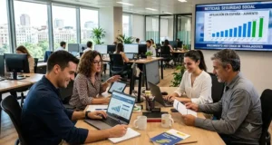La afiliación a la Seguridad Social alcanza un nuevo máximo histórico con más de 22,3 millones de ocupados