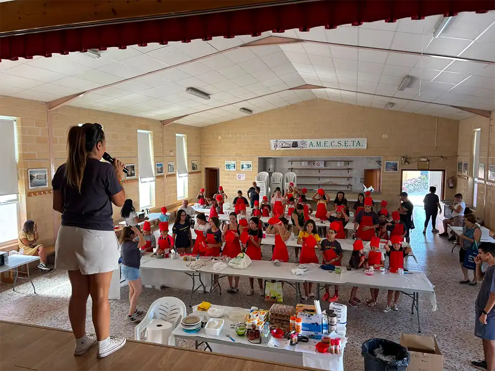 Medio centenar de niños participan en el tradicional “Master Chef” de las fiestas de Santa Eulalia de Tábara 2