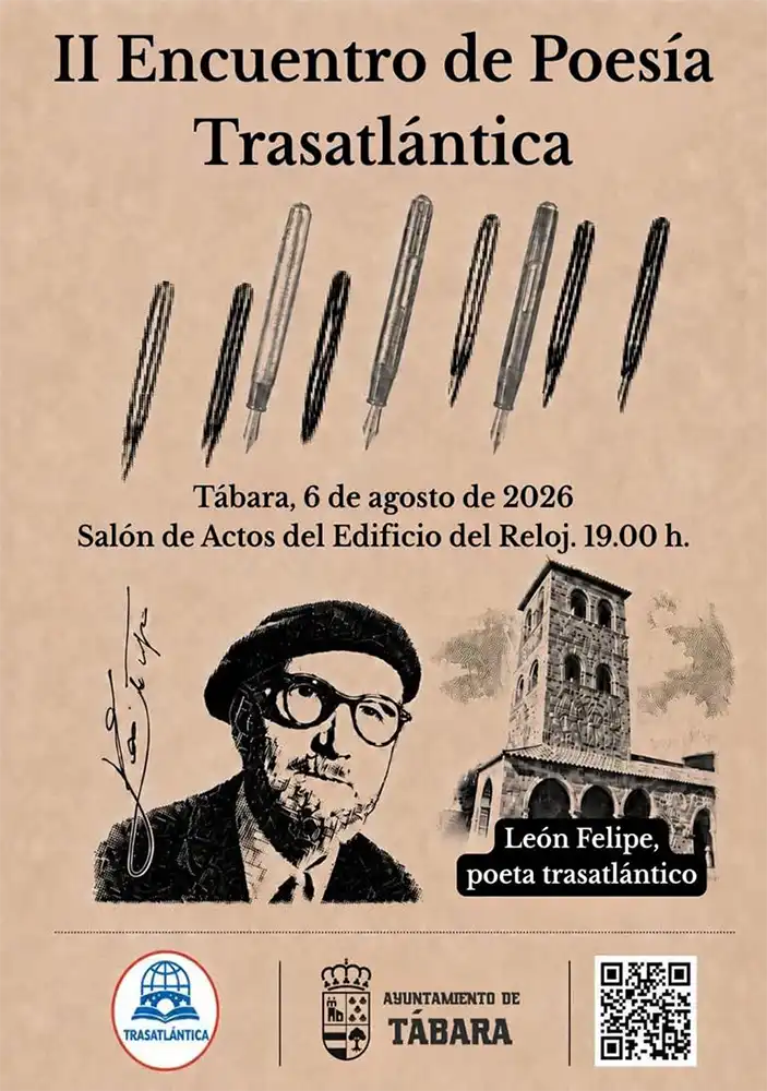Tábara acoge el II Encuentro de Poesía Trasatlántica con la Universidad de Ohio en torno a León Felipe y el exilio 1 Tábara acoge el II Encuentro de Poesía Trasatlántica con la Universidad de Ohio en torno a León Felipe y el exilio