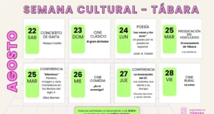 Tábara celebra su Semana Cultural con música, cine, poesía y conferencias del 22 al 28 de agosto