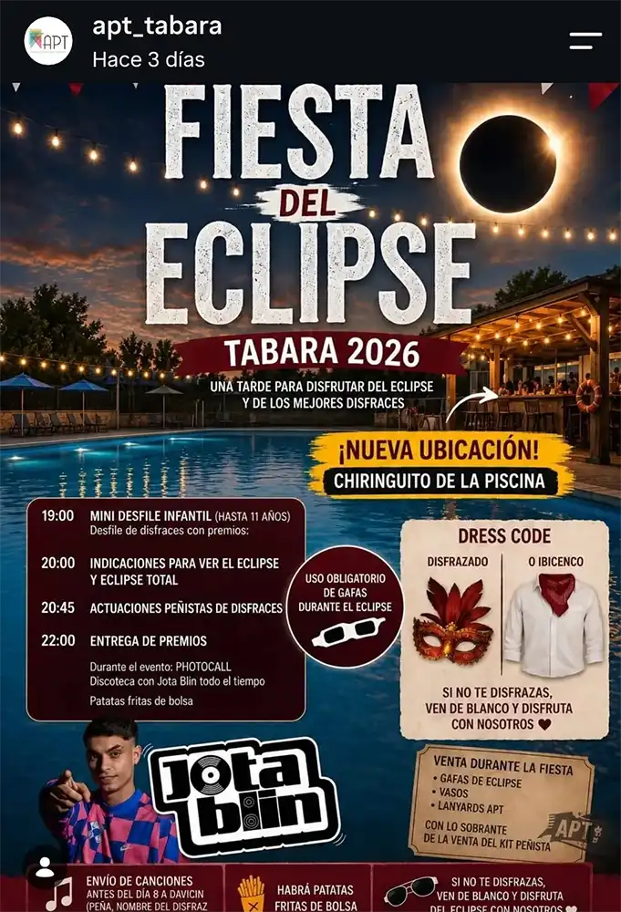 Tábara mira hoy al cielo: una tarde para vivir un eclipse solar histórico 1 Tábara mira hoy al cielo: una tarde para vivir un eclipse solar histórico