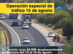 Tráfico prevé 59.000 desplazamientos por las carreteras de Zamora durante el puente del 15 de agosto