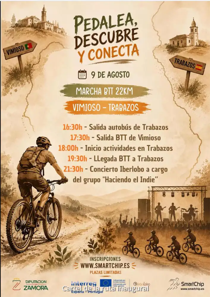 Una ruta BTT unirá España y Portugal el 9 de agosto con un recorrido gratuito entre Vimioso y Trabazos dentro del proyecto IBERLOBO ON BIKE 1 Una ruta BTT unirá España y Portugal el 9 de agosto con un recorrido gratuito entre Vimioso y Trabazos dentro del proyecto IBERLOBO ON BIKE