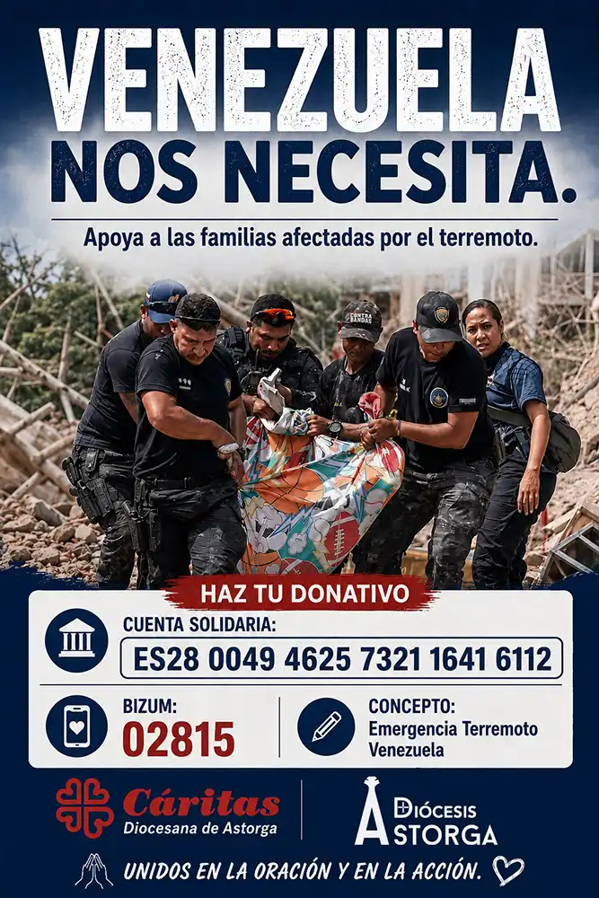 Cáritas recauda más de 27.000 euros para ayudar a los afectados por los terremotos de Venezuela 1 Cáritas recauda más de 27.000 euros para ayudar a los afectados por los terremotos de Venezuela