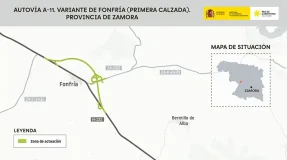 La A-11 avanza en Zamora: aprobada la variante de Fonfría por 19,1 millones de euros