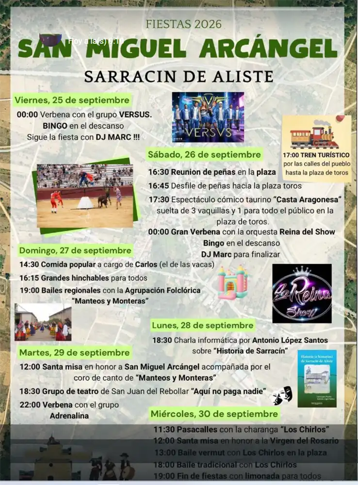 Sarracín de Aliste celebra San Miguel con seis días de fiesta, tradición y música 1 Sarracín de Aliste celebra San Miguel con seis días de fiesta, tradición y música