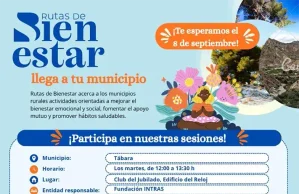 Tábara pone en marcha las «Rutas de Bienestar» para cuidar la salud emocional, fomentar el apoyo mutuo y mantenerse activo