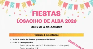 Losacino de Alba se prepara para celebrar sus fiestas en honor a la Virgen del Rosario