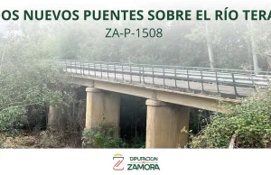 La Diputación de Zamora adjudica por 1,88 millones la construcción de dos nuevos puentes sobre el río Tera