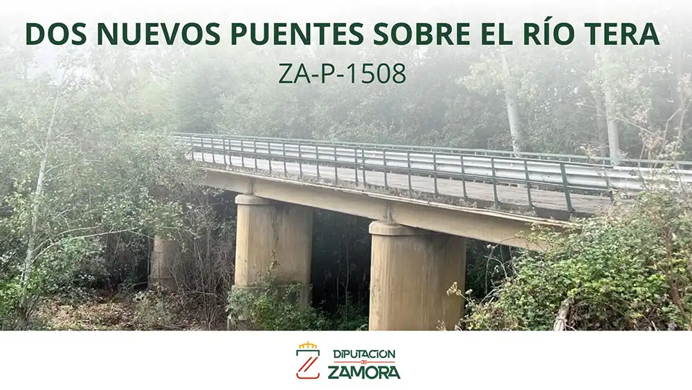 La Diputación de Zamora adjudica por 1,88 millones la construcción de dos nuevos puentes sobre el río Tera 1 La Diputación de Zamora adjudica por 1,88 millones la construcción de dos nuevos puentes sobre el río Tera