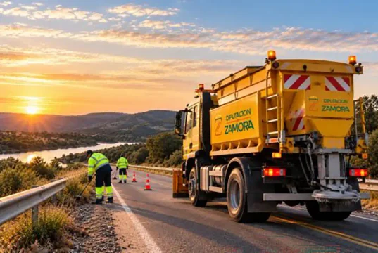 La Diputación de Zamora destina cinco millones de euros a la conservación de 1.581 kilómetros de carreteras provinciales
