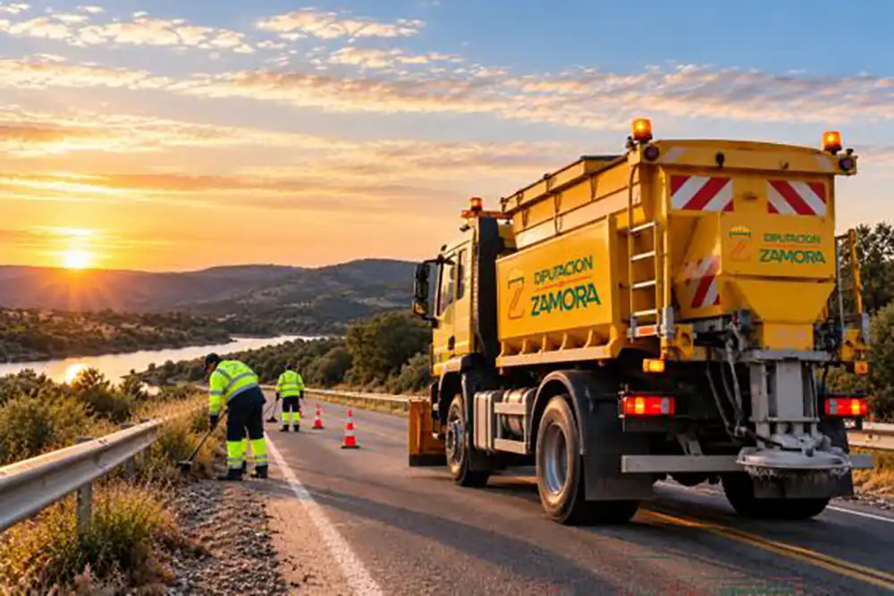 La Diputación de Zamora destina cinco millones de euros a la conservación de 1.581 kilómetros de carreteras provinciales