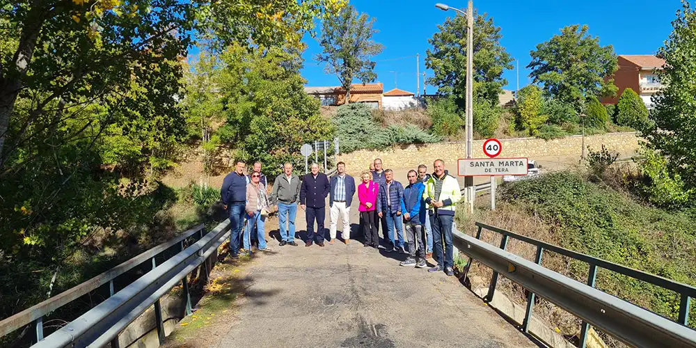 La Diputación de Zamora invertirá 1,89 millones de euros en construir dos nuevos puentes sobre el Tera entre Santa Marta y Santa Croya 1 La Diputación de Zamora invertirá 1,89 millones de euros en construir dos nuevos puentes sobre el Tera entre Santa Marta y Santa Croya