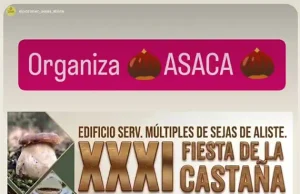Sejas de Aliste celebra el 31 de octubre su XXXI Fiesta de la Castaña con gastronomía, deporte y tradición